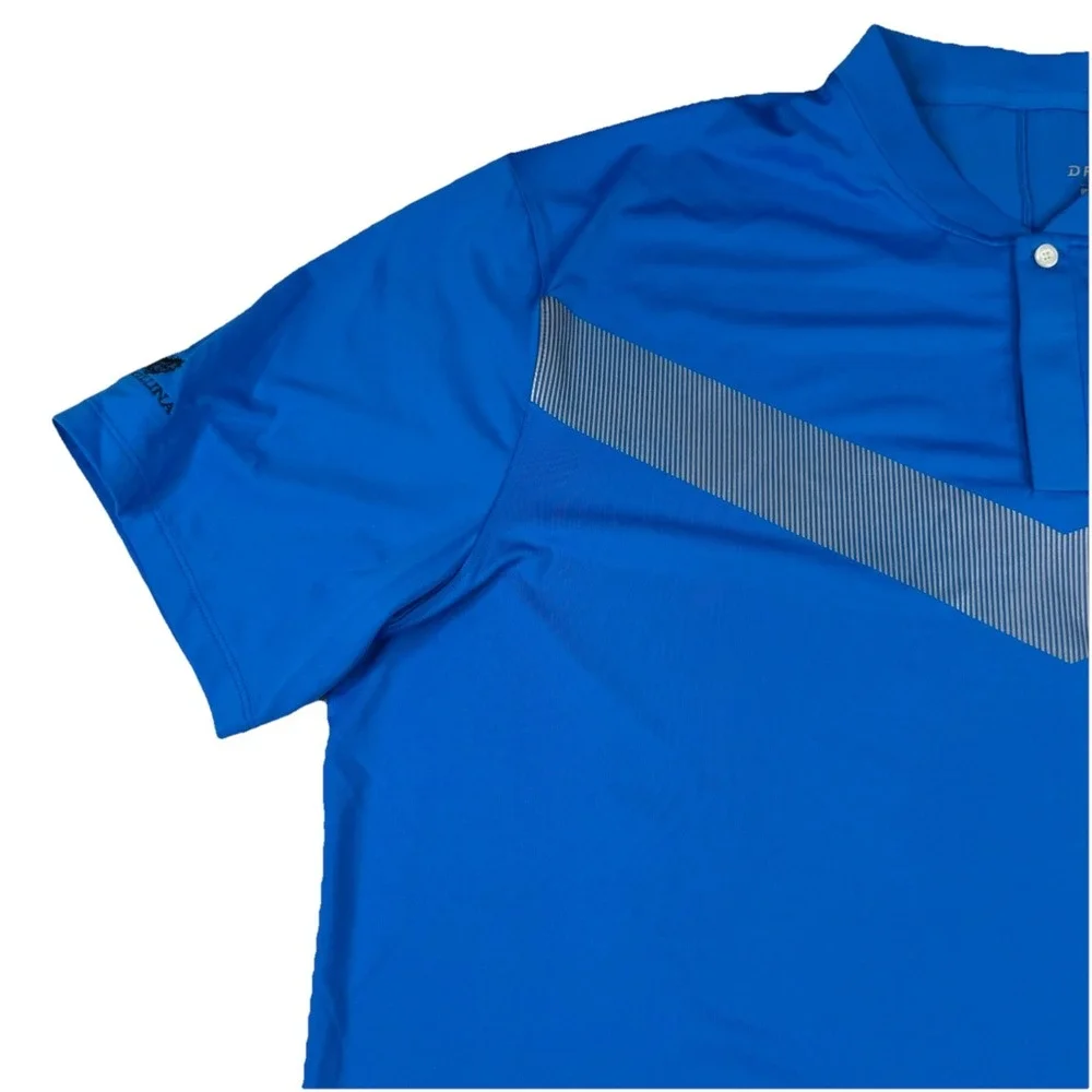 Nike Dri-Fit‎ Tiger Woods Vapor Reflective Blade V Golf Polo BV0501-406 Blue XL